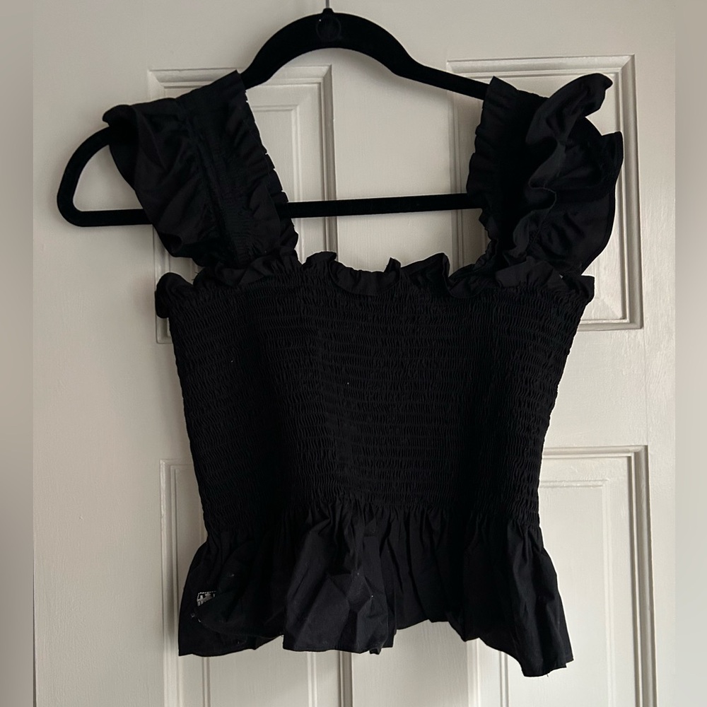 Hill House Black Crop Top